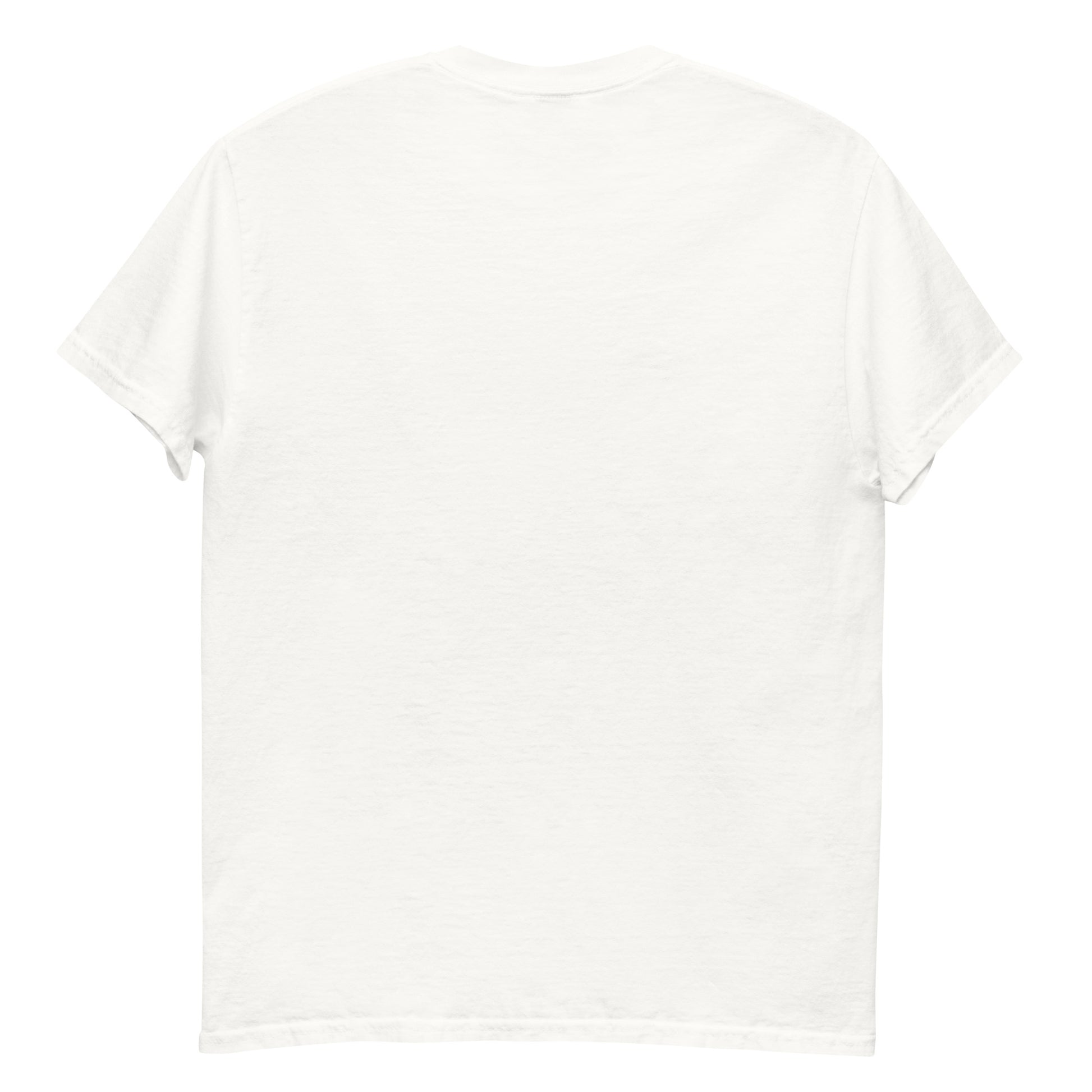 unisex classic tee white back