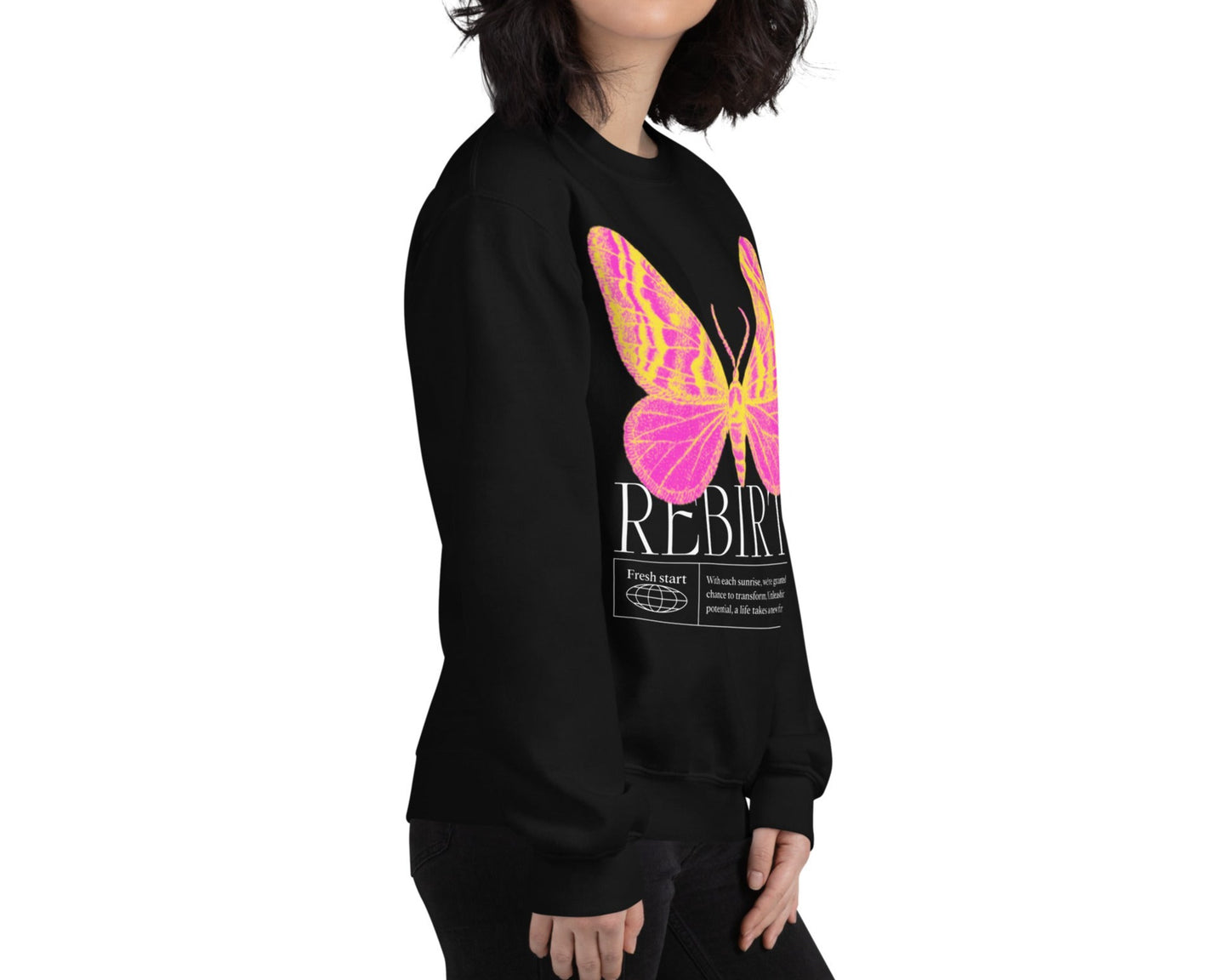 REBIRTH SWEATSHIRT FOR WOMEN CREWNECK SWEATSHIRTS