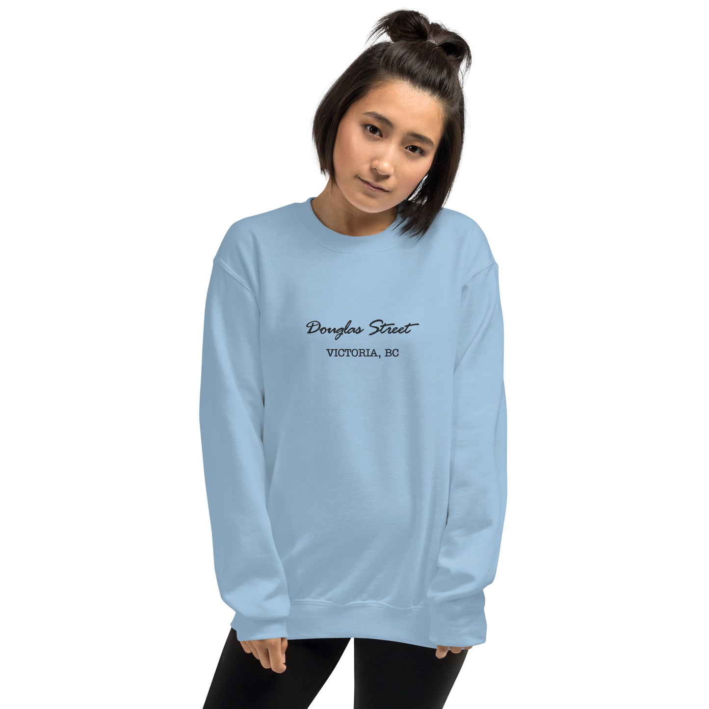 CLASSIC POPULAR DESTINATION SWEATSHIRT EMBROIDERED TEXT