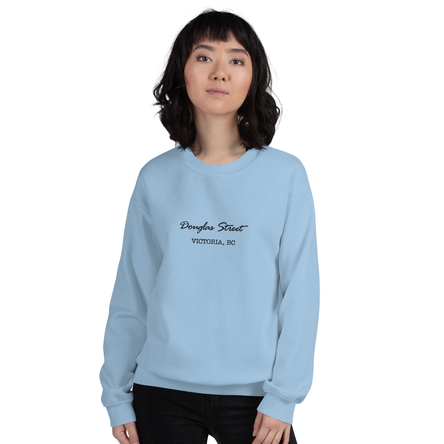 CLASSIC POPULAR DESTINATION SWEATSHIRT EMBROIDERED TEXT