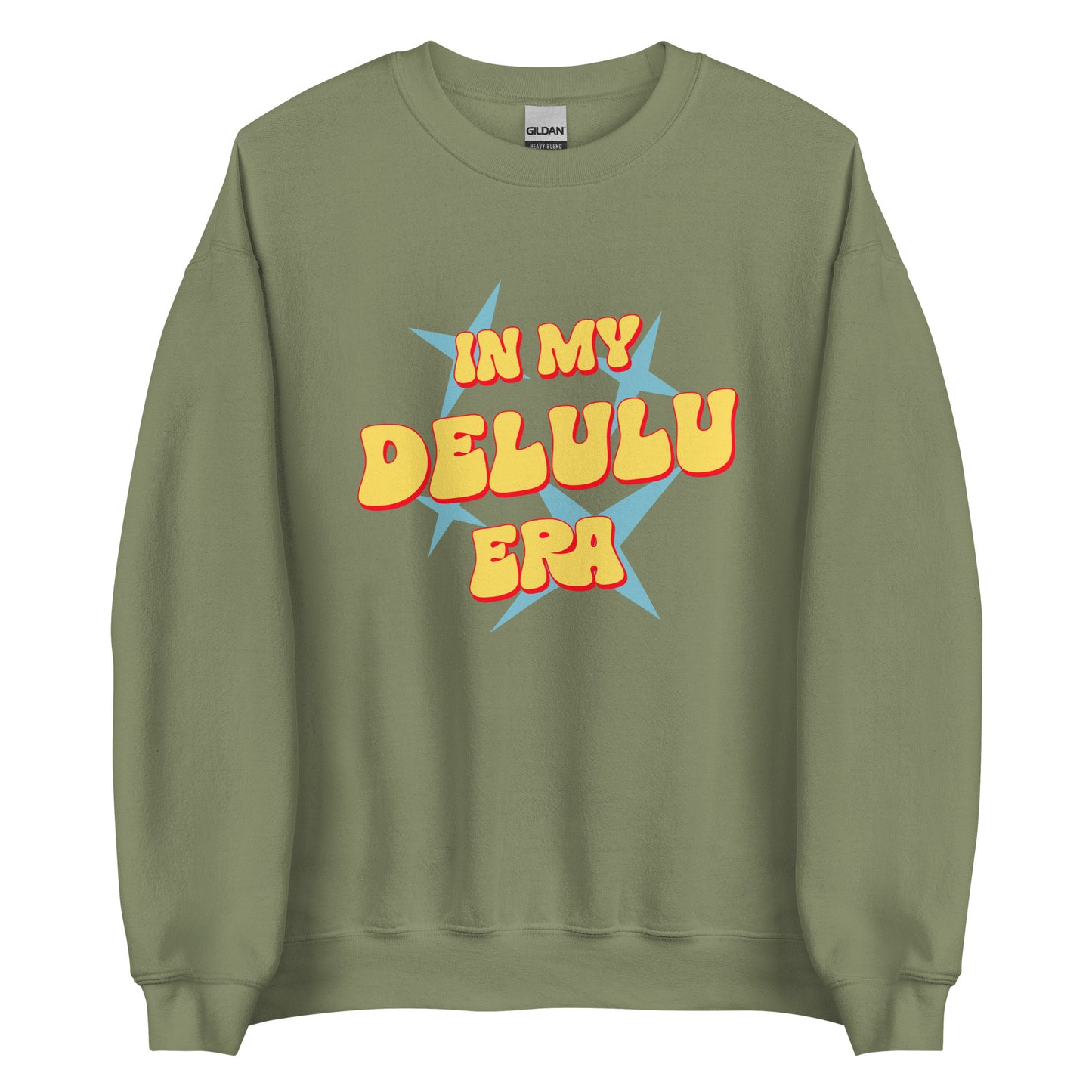 CREWNECK SWEATSHIRTS FOR MEN DELULU SWEATSHIRTS