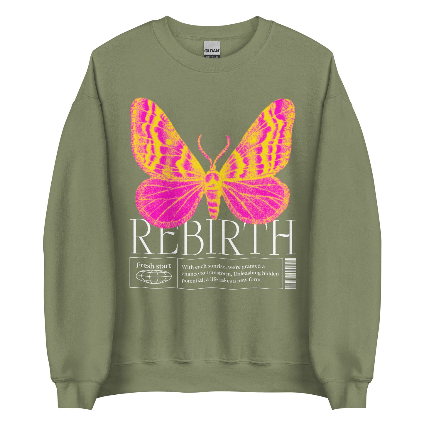 REBIRTH SWEATSHIRT FOR WOMEN CREWNECK SWEATSHIRTS