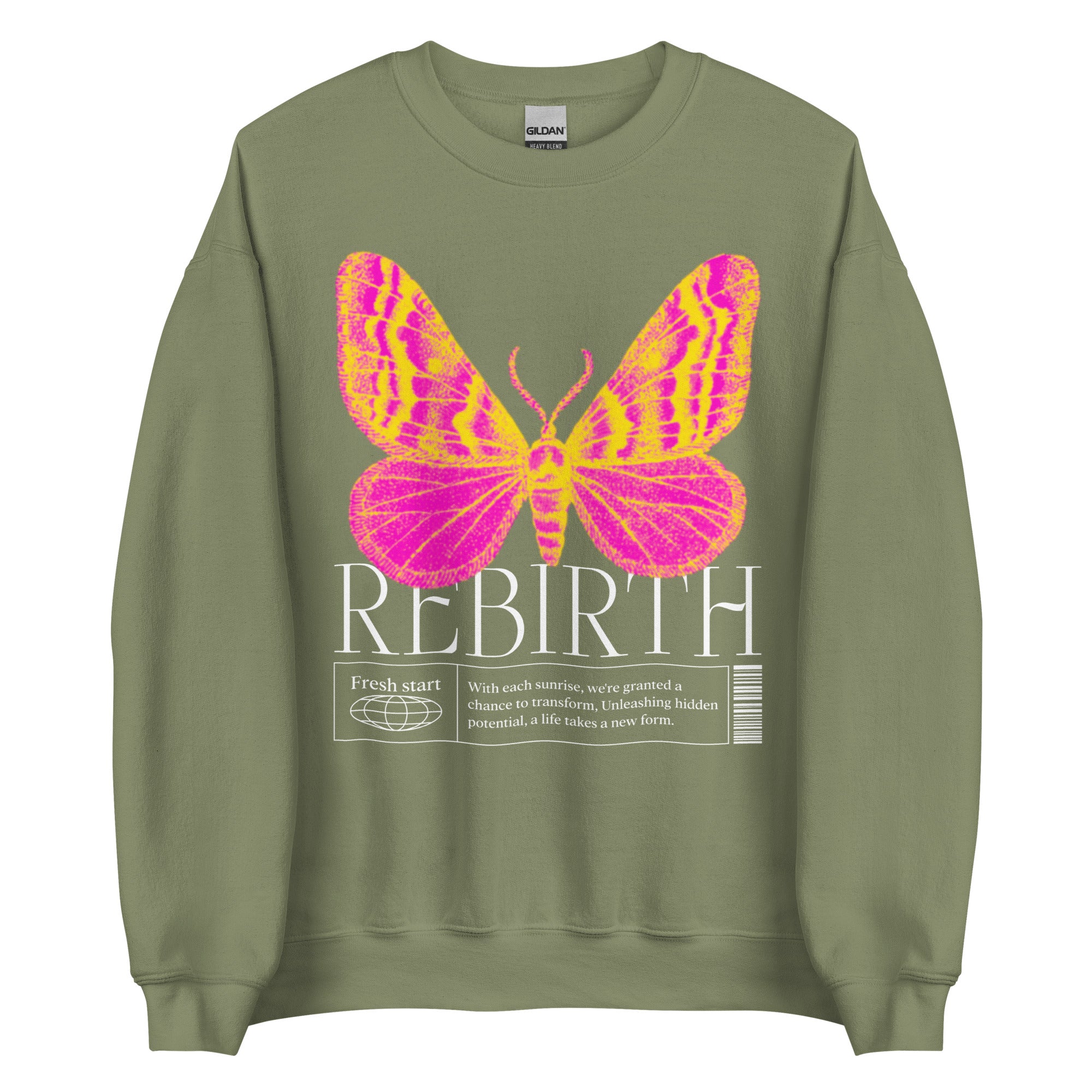 REBIRTH SWEATSHIRT FOR WOMEN CREWNECK SWEATSHIRTS