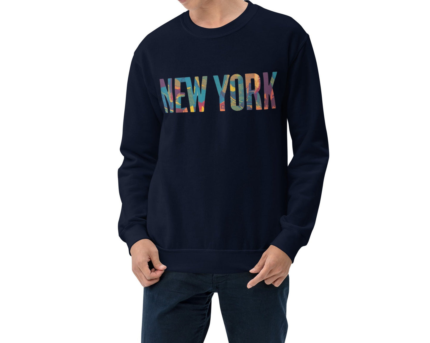 NEW YORK SWEATSHIRTS UNISEX CREW NECK SWEATSHIRT