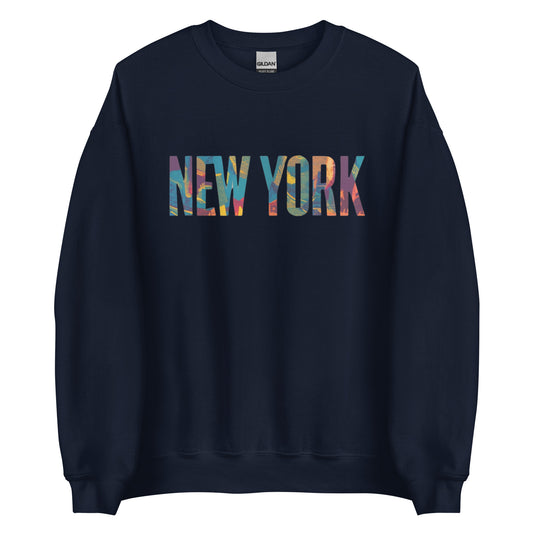 NEW YORK SWEATSHIRTS UNISEX CREW NECK SWEATSHIRT