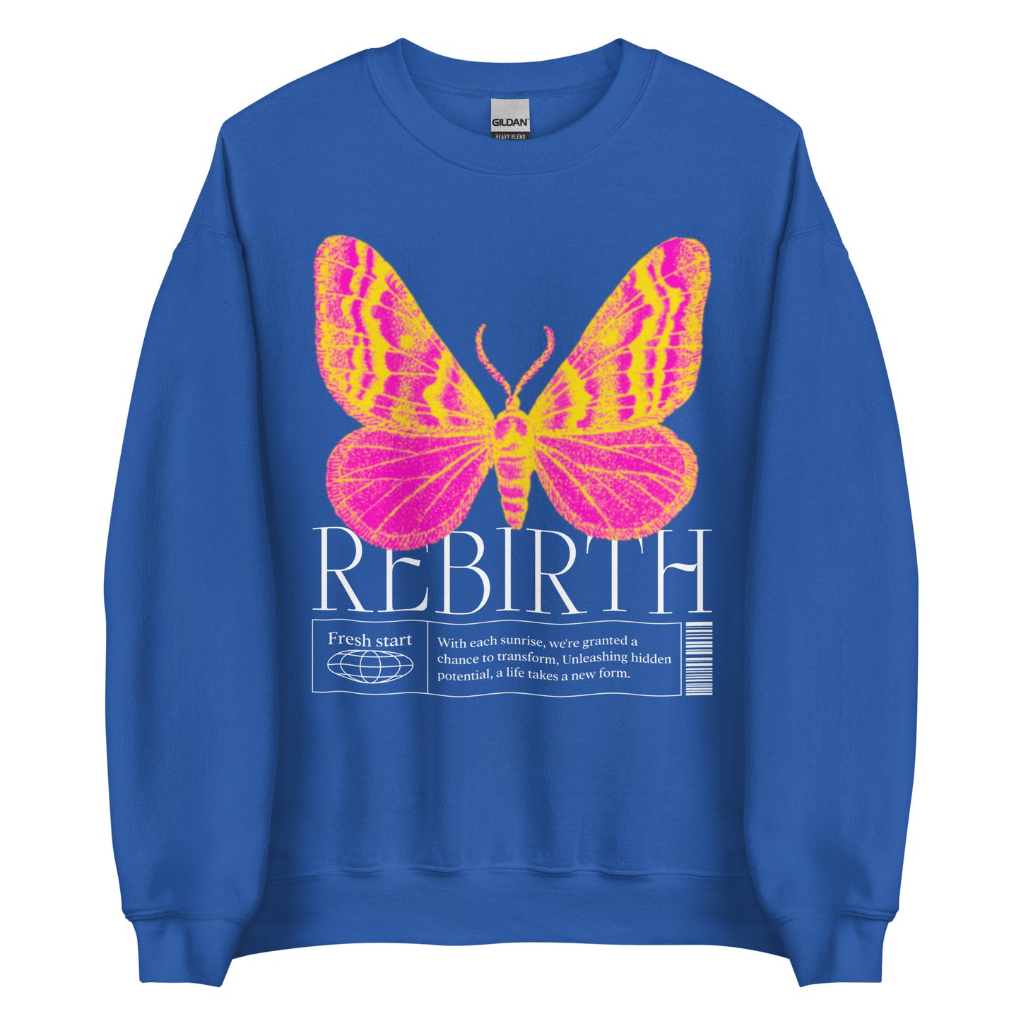 REBIRTH SWEATSHIRT FOR WOMEN CREWNECK SWEATSHIRTS