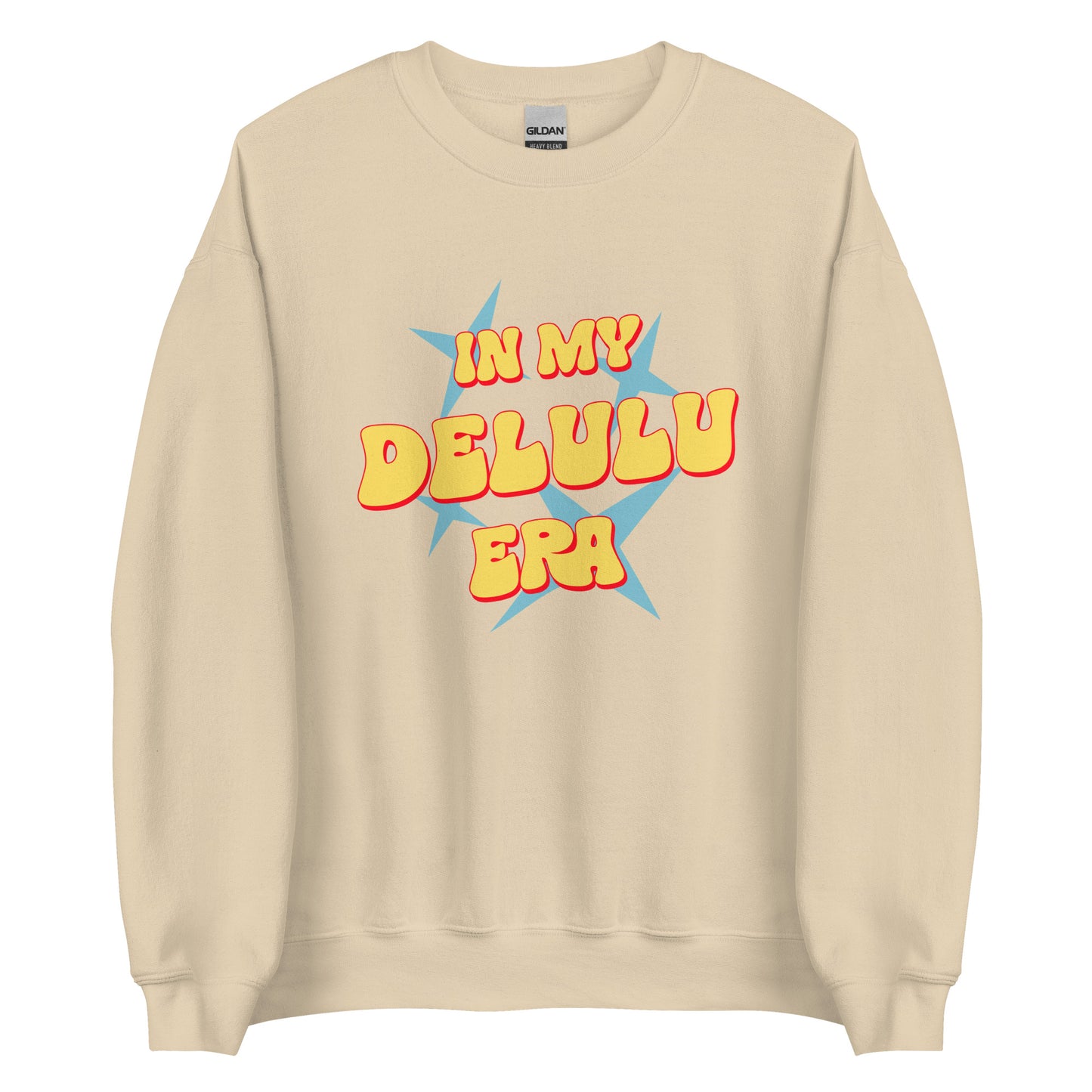 CREWNECK SWEATSHIRTS FOR MEN DELULU SWEATSHIRTS