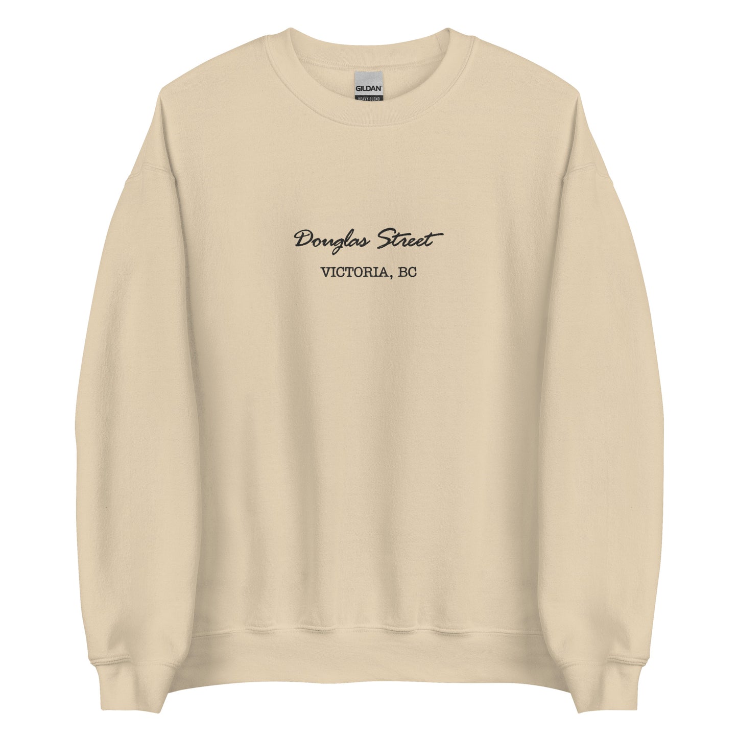 CLASSIC POPULAR DESTINATION SWEATSHIRT EMBROIDERED TEXT