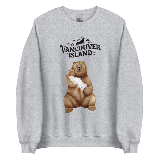 VANCOUVER ISLAND SWEATSHIRT MEN'S CREWNECK SWEATSHIRTS CANADA SHIRTS