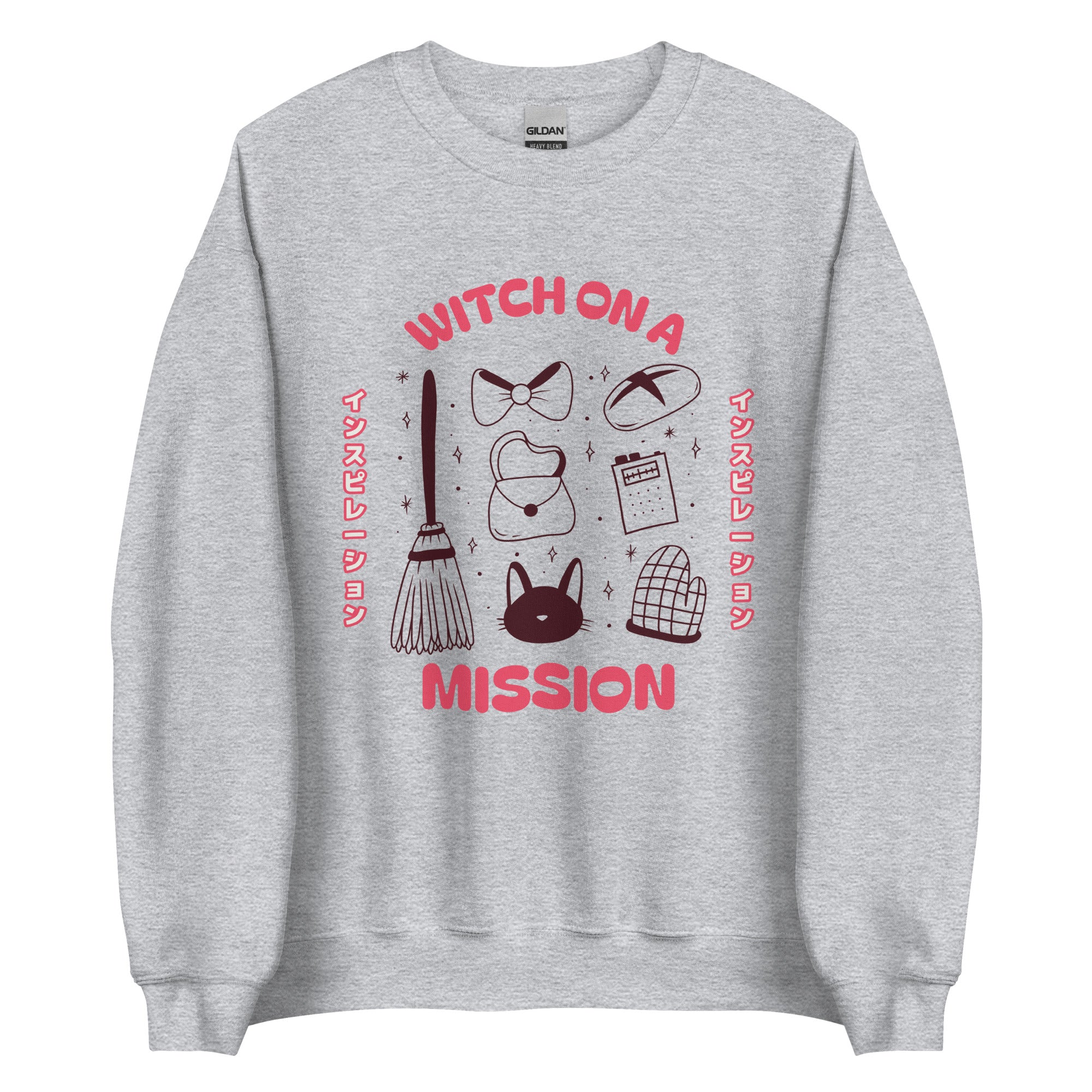 FUNNY GRAPHIC CREW NECK PULLOVER SWEATSHIRT FOR WOMEN