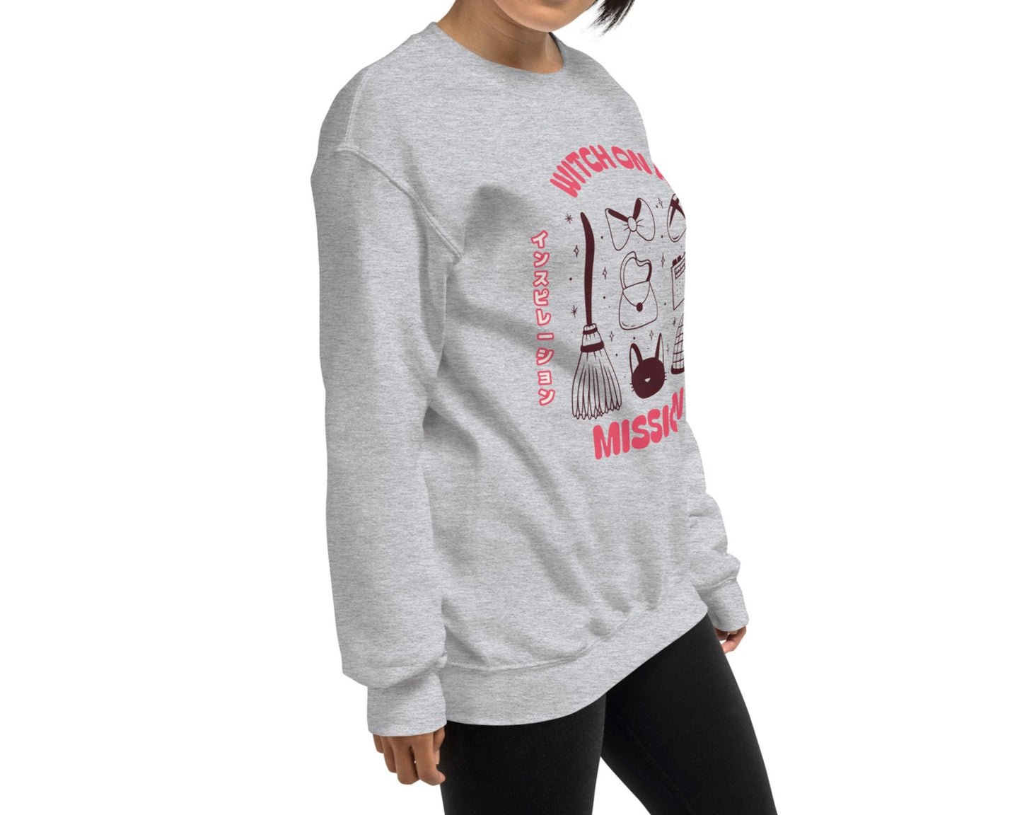 FUNNY GRAPHIC CREW NECK PULLOVER SWEATSHIRT FOR WOMEN