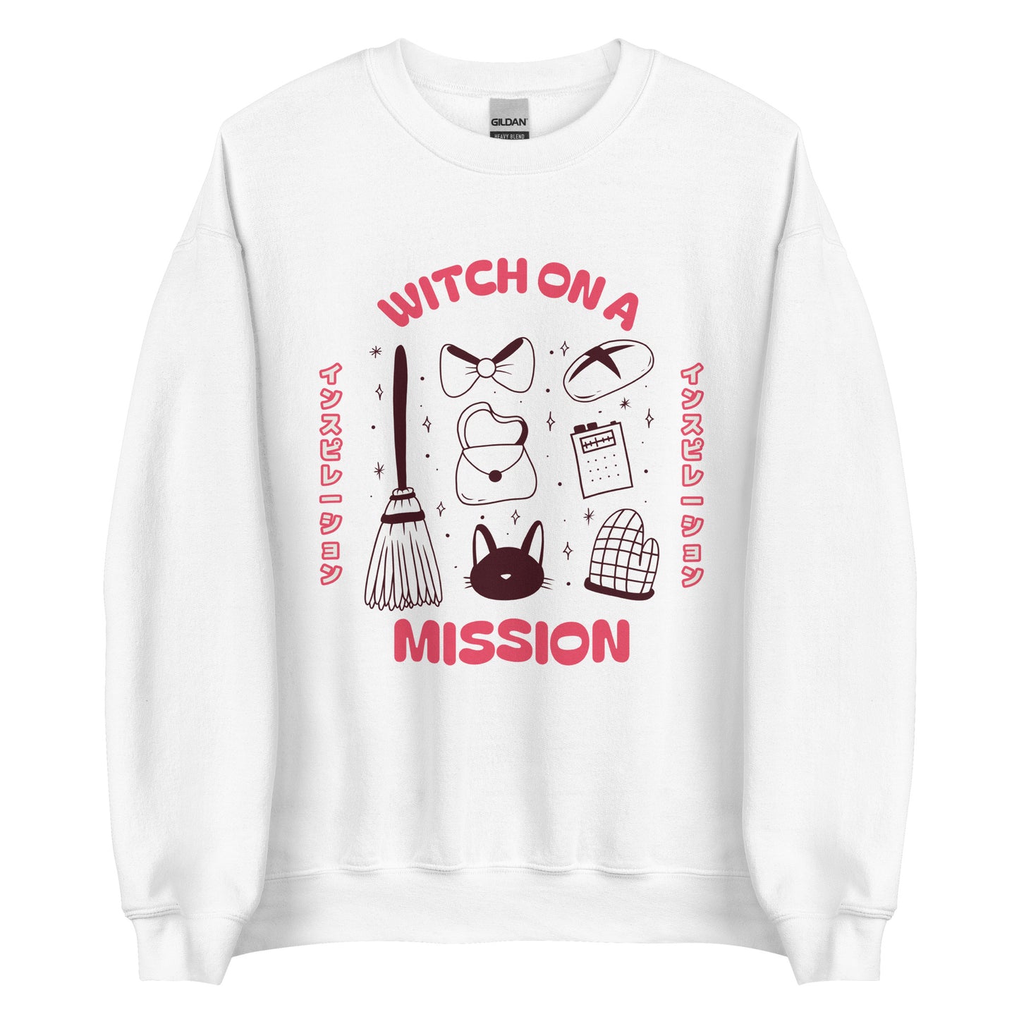 FUNNY GRAPHIC CREW NECK PULLOVER SWEATSHIRT FOR WOMEN