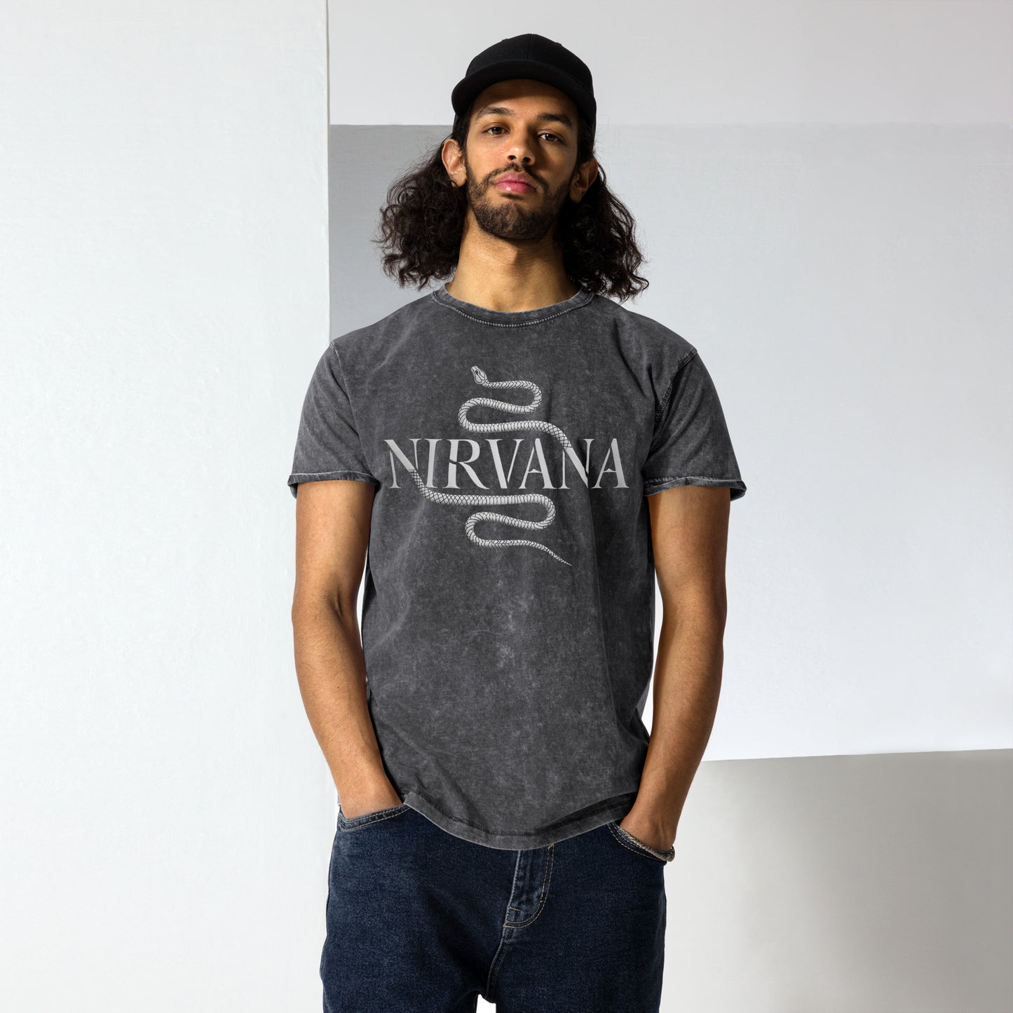 NIRVANA DENIM TSHIRT TRENDING TSHIRTS