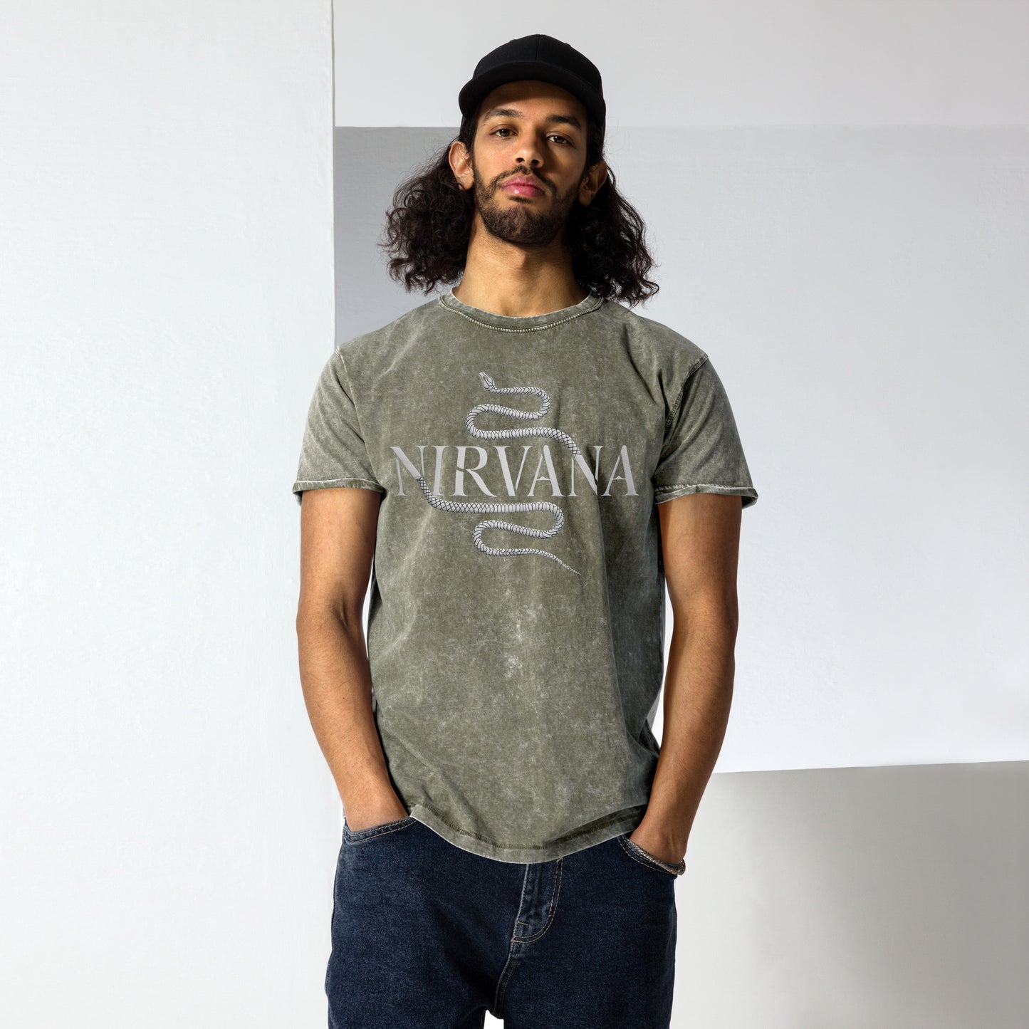 NIRVANA DENIM TSHIRT TRENDING TSHIRTS