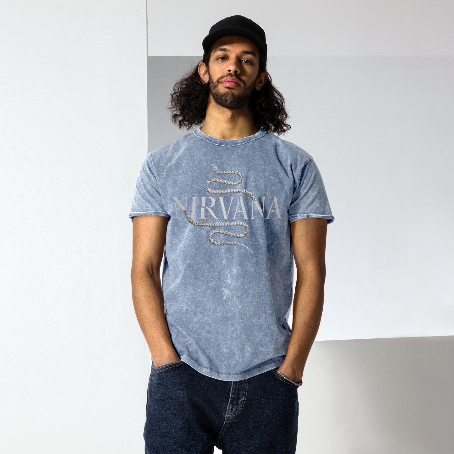 NIRVANA DENIM TSHIRT TRENDING TSHIRTS