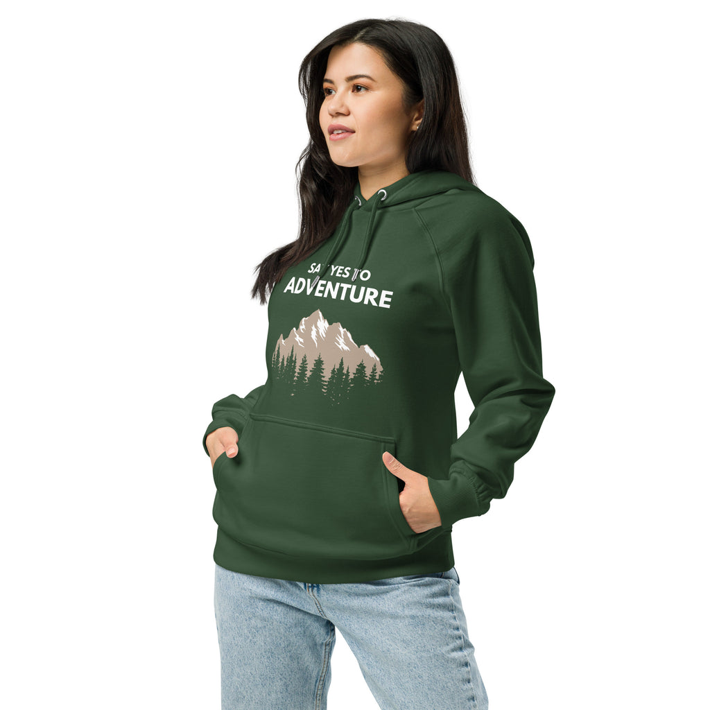 SUSTAINABLE FASHION HOODIE ADVENTURE UNISEX BLENDS