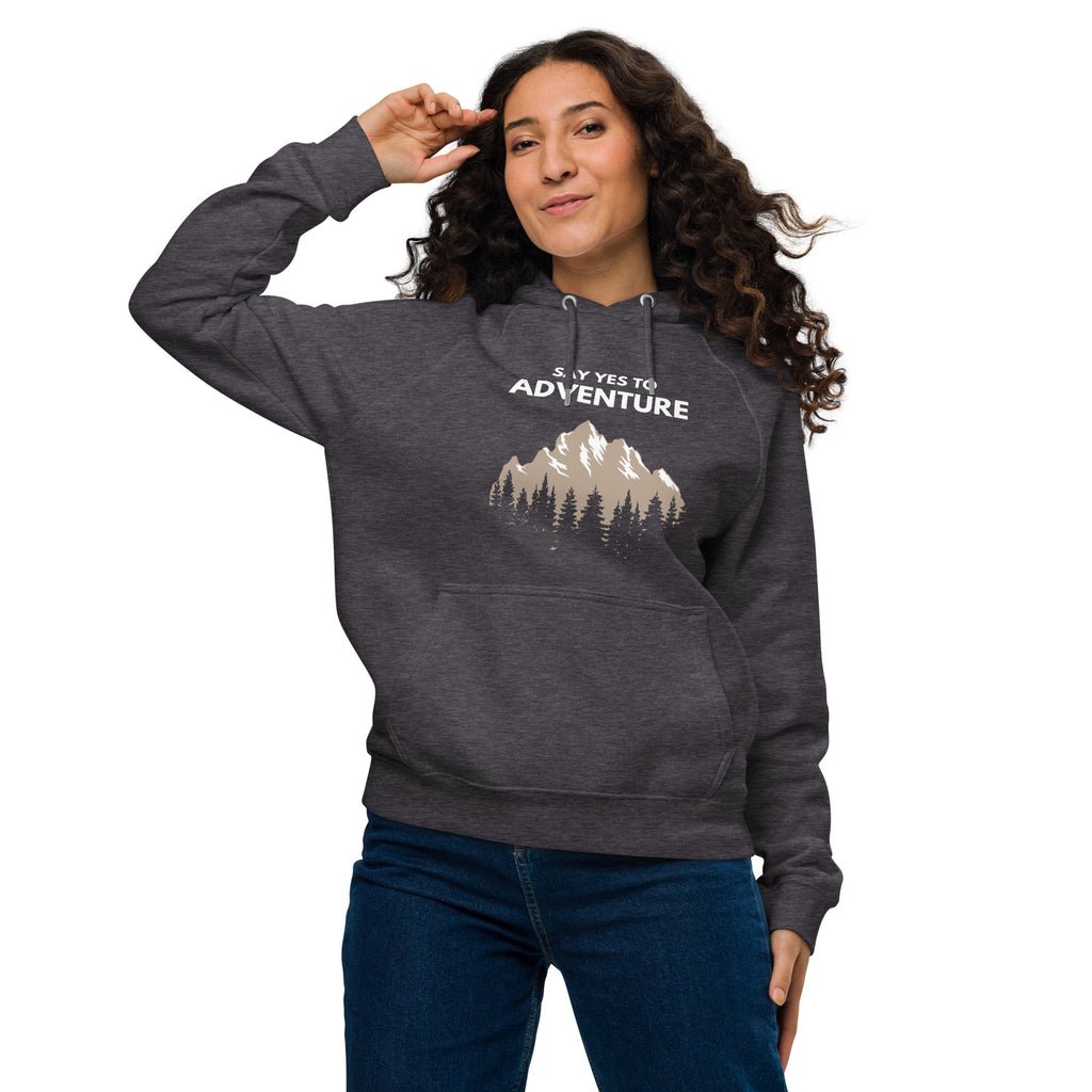 SUSTAINABLE FASHION HOODIE ADVENTURE UNISEX BLENDS