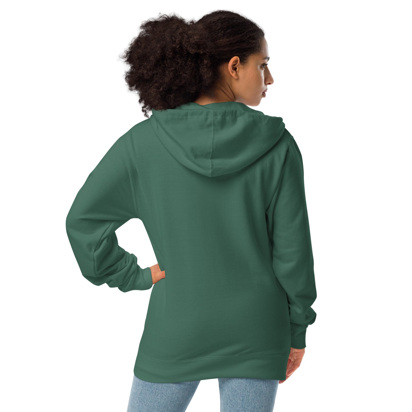 URBCHK FLEECE PREMIUM ZIP HOODIE WOMEN