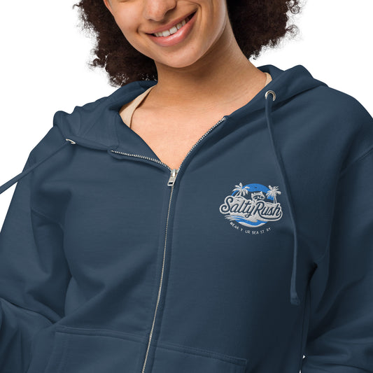 SALTY RUSH FLEECE ZIP UP HOODIE