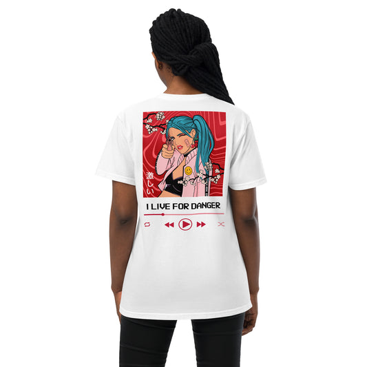 WOMEN'S GRAPHIC TEE WITH BACK PRINT