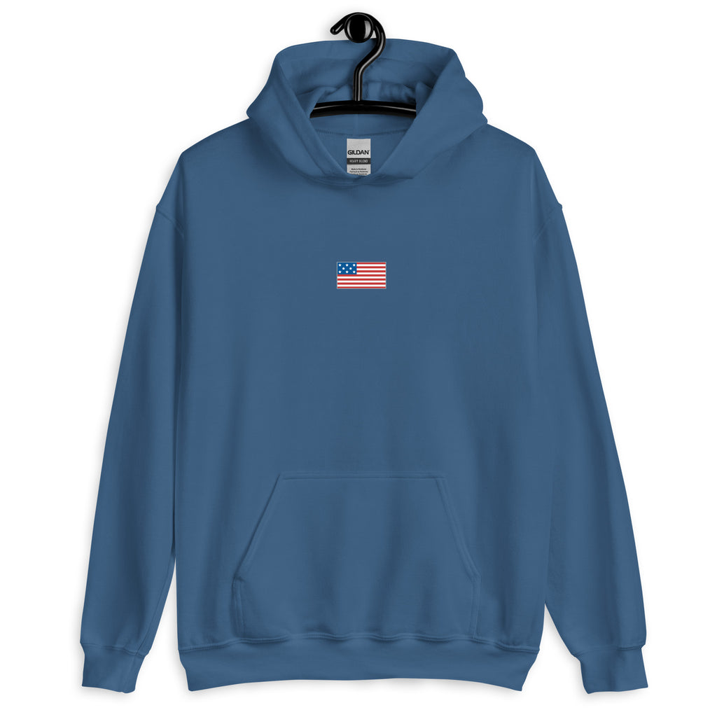 USA HOODIE AMERICA FLAG HOODIE BLENDS 50
