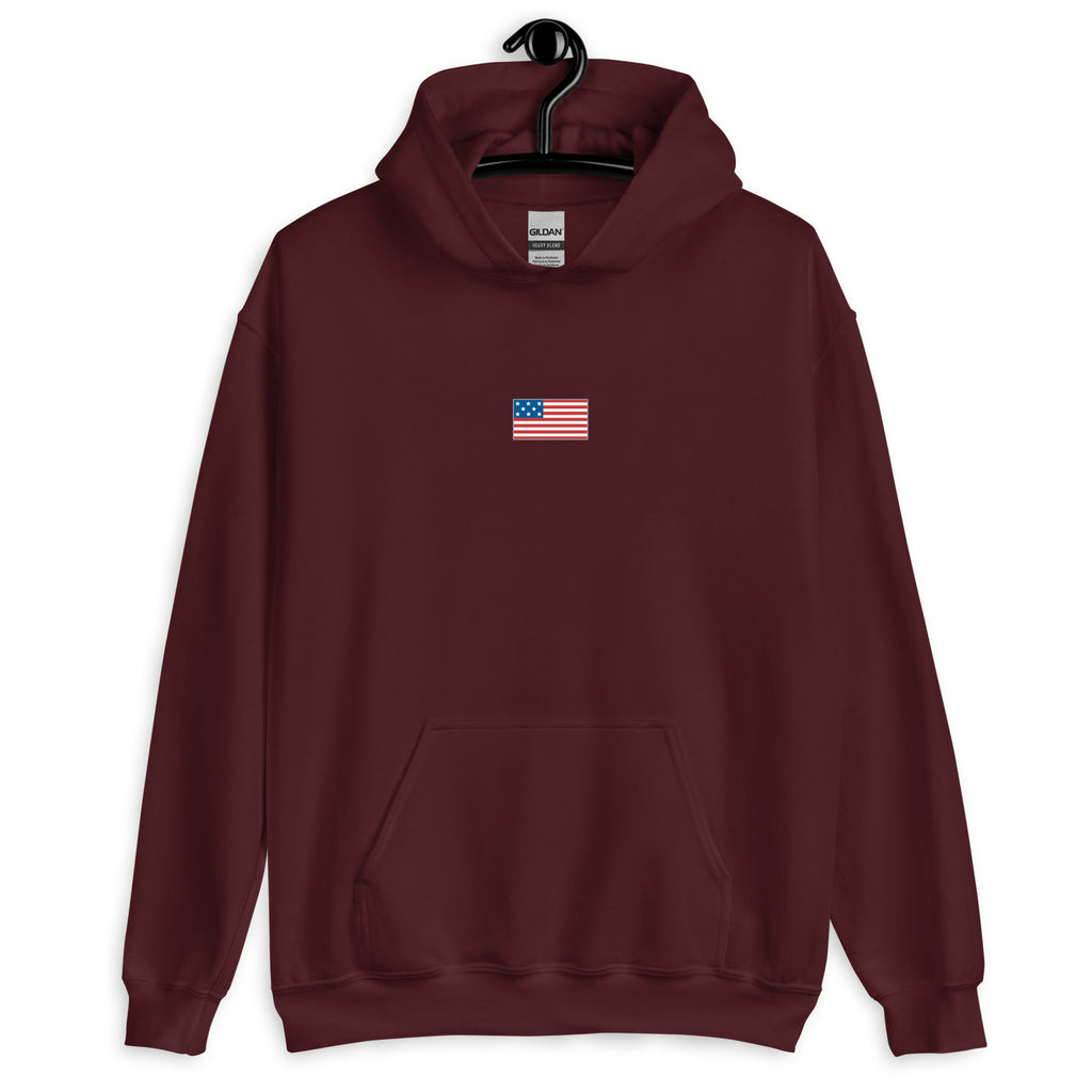 USA HOODIE AMERICA FLAG HOODIE BLENDS 50