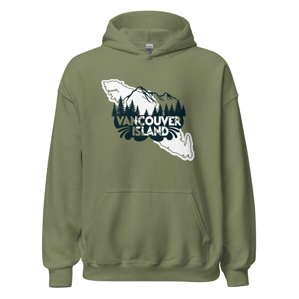VANCOUVER ISLAND HOODIE UNISEX BLENDS 50