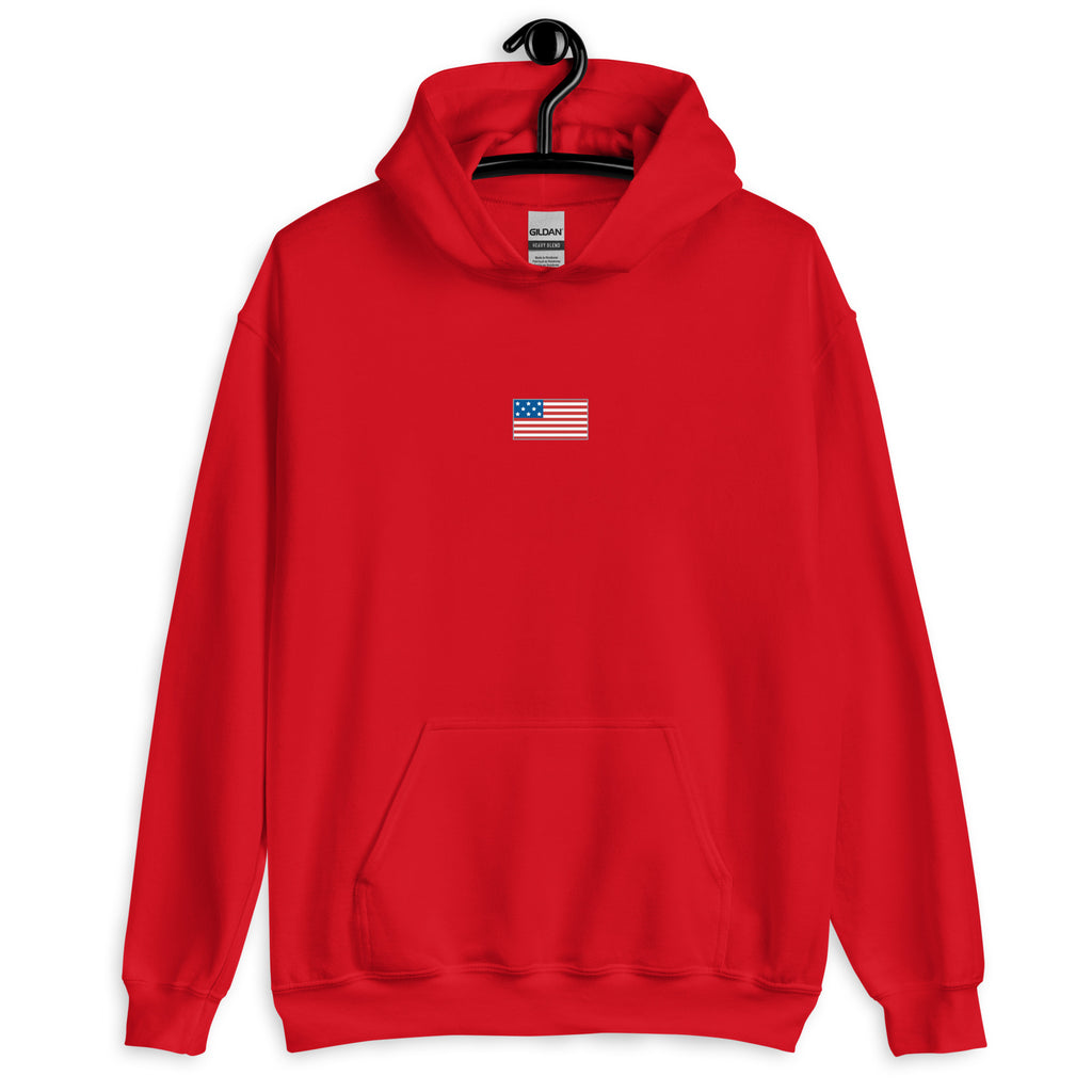 USA HOODIE AMERICA FLAG HOODIE BLENDS 50