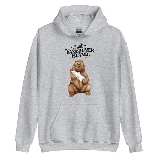 MEN'S HOODIES VANCOUVER ISLAND BEAR HOODIE FUNNY HOODIES