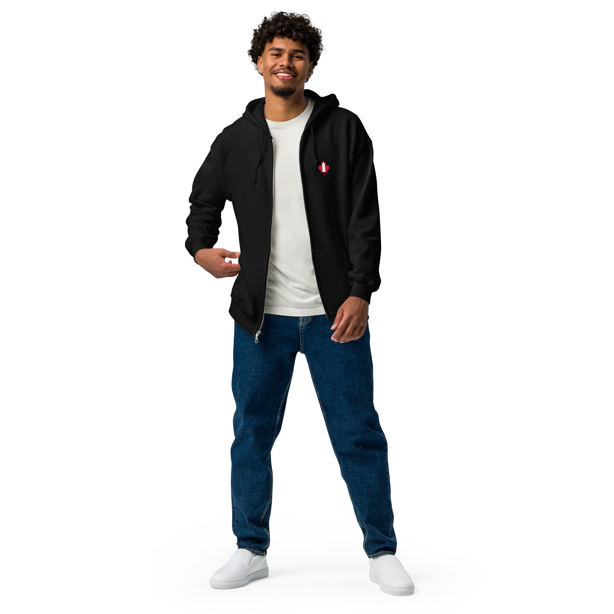 EVERYDAY ZIP HOODIE FOR MEN UNISEX FLEECE BLENDS