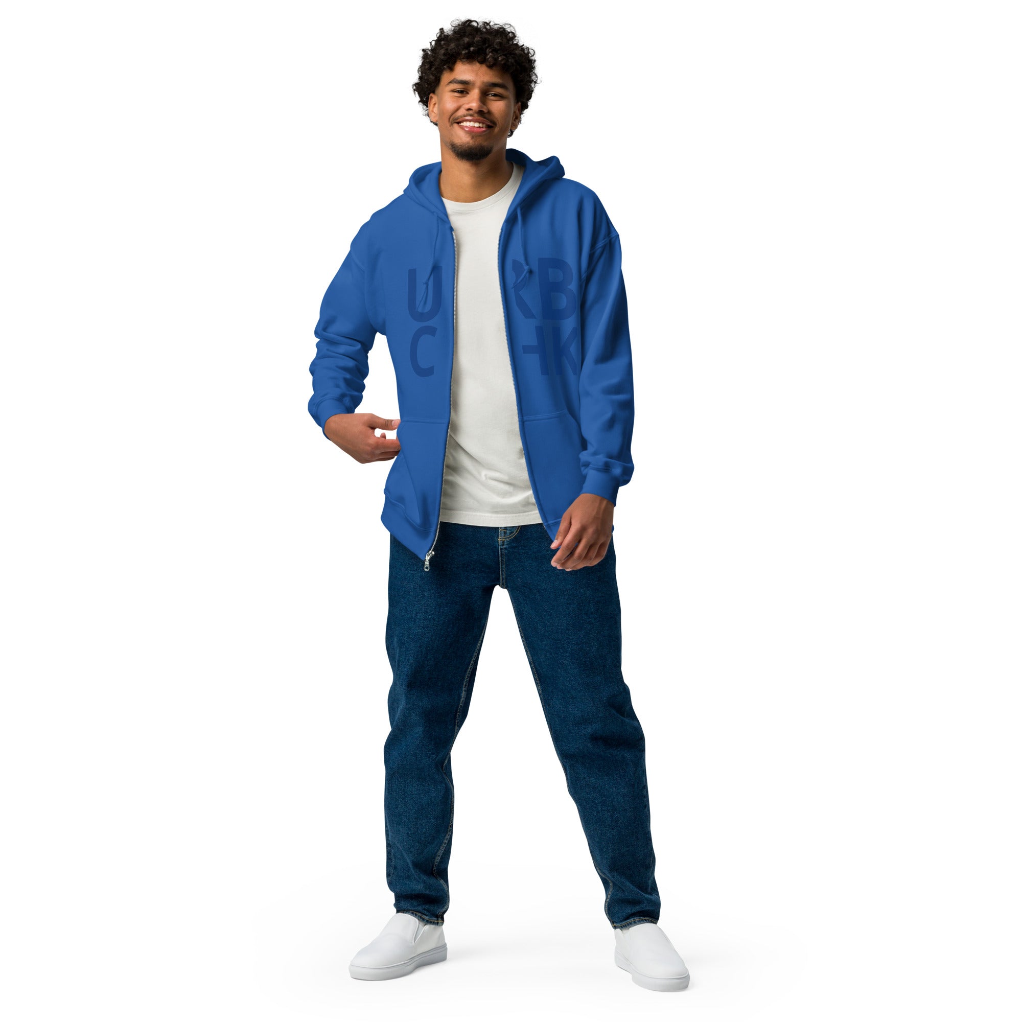 URBCHK EVERYDAY ZIP HOODIE FOR MEN BLENDS