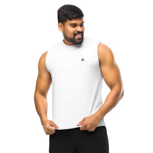 MUSCLE TANK WHITE MEN