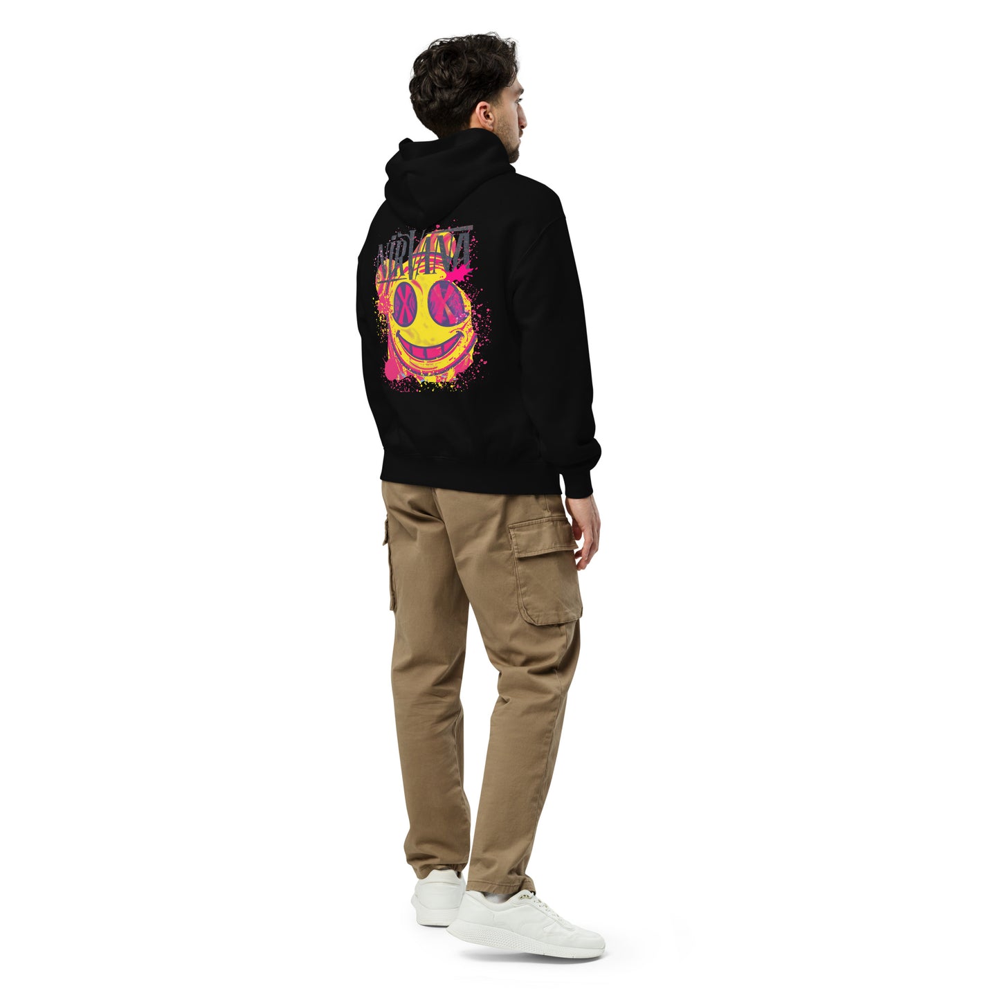 OVERSIZED NIRVANA HOODIE FOR MEN