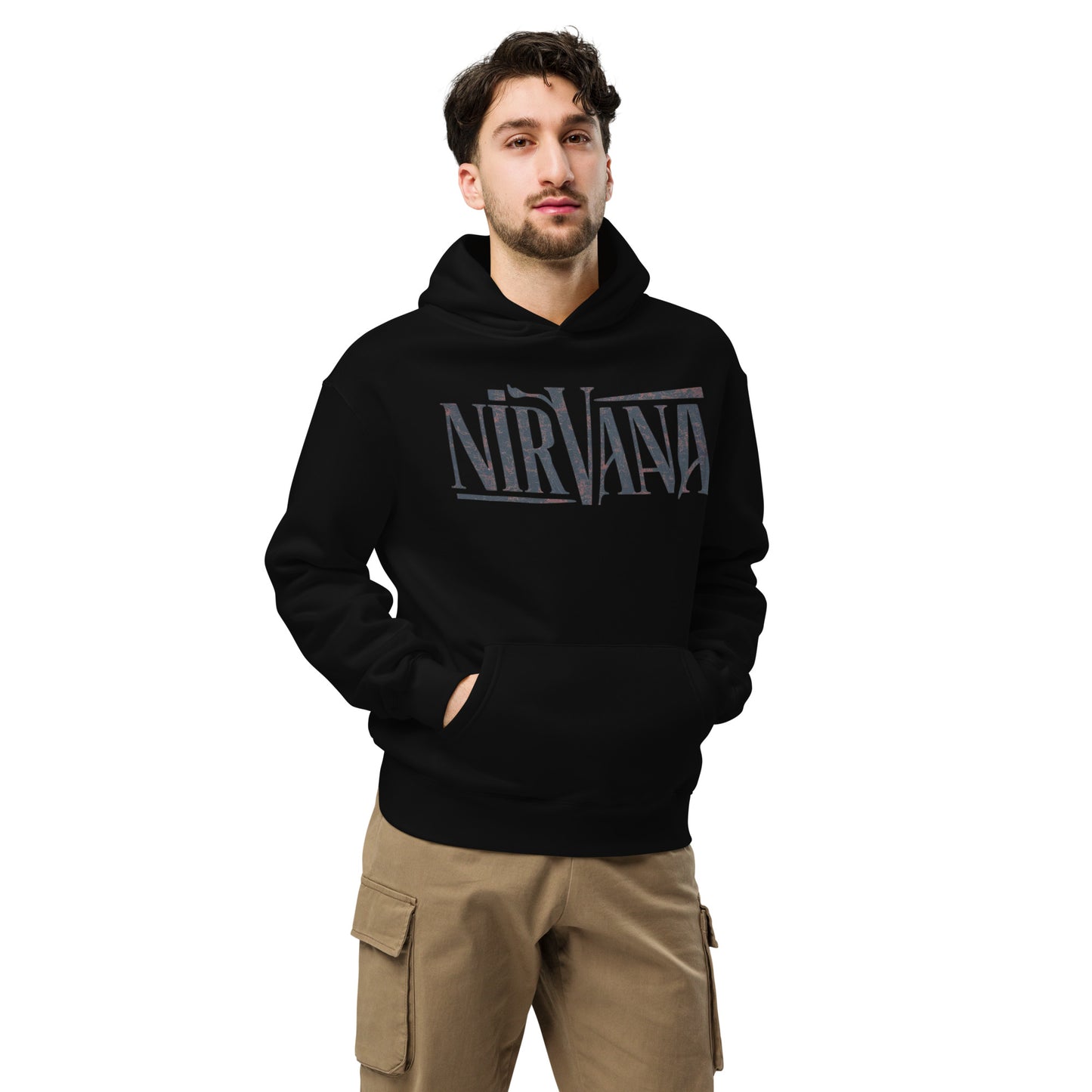 OVERSIZED NIRVANA HOODIE FOR MEN