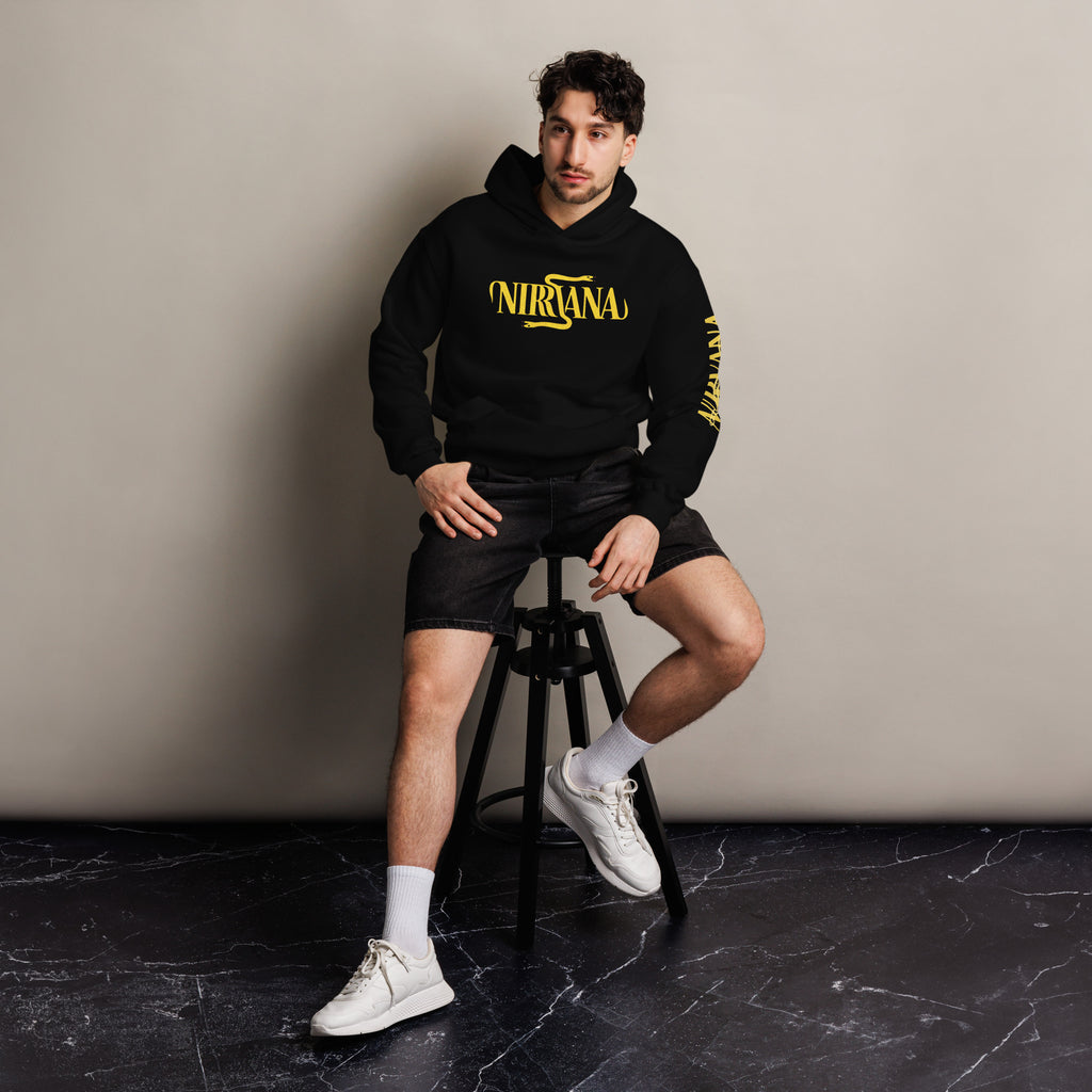 YOUTH NIRVANA OVERSIZED HOODIE UNISEX MAX COTTON BLENDS