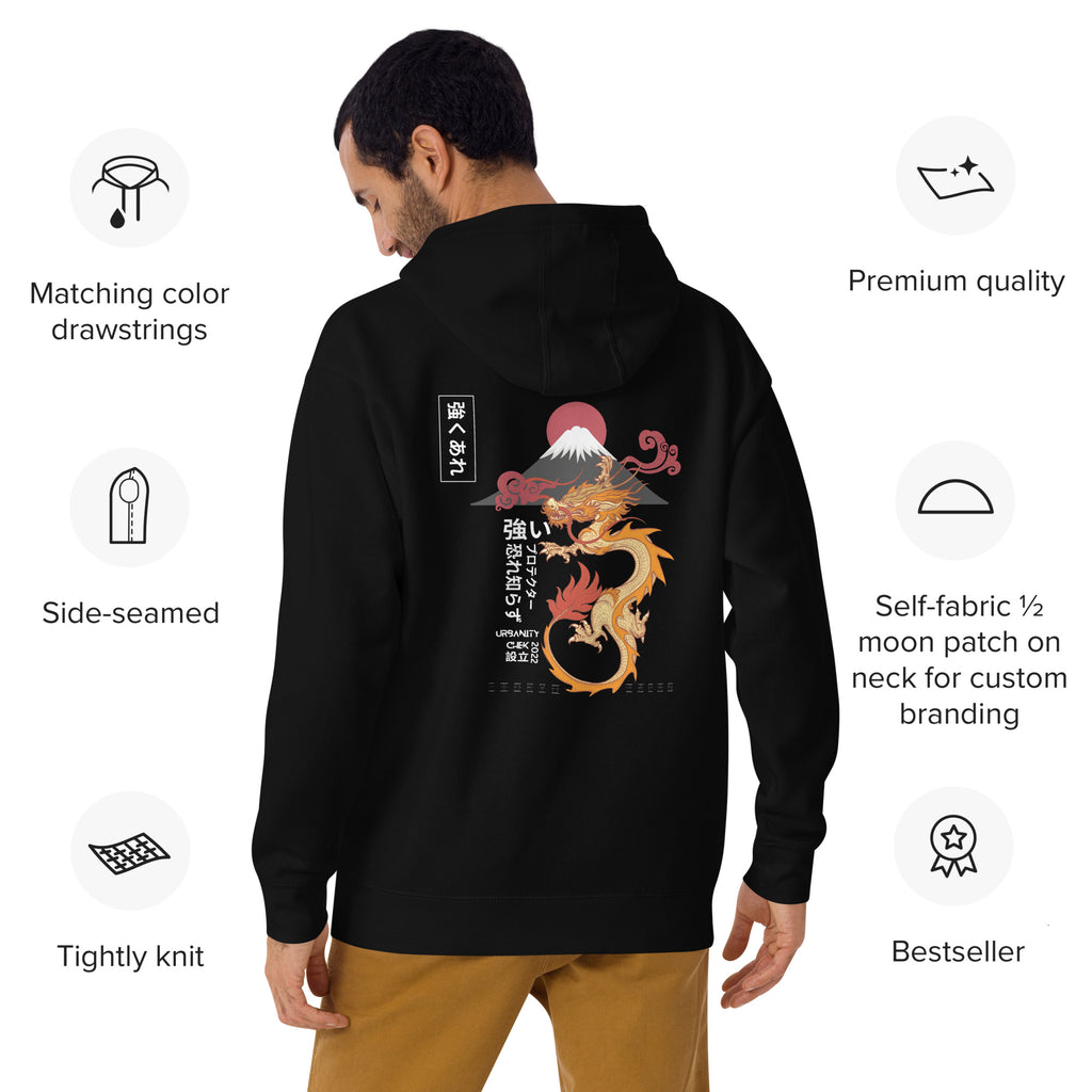 JAPAN DRAGON HOODIE FOR MEN BLENDS