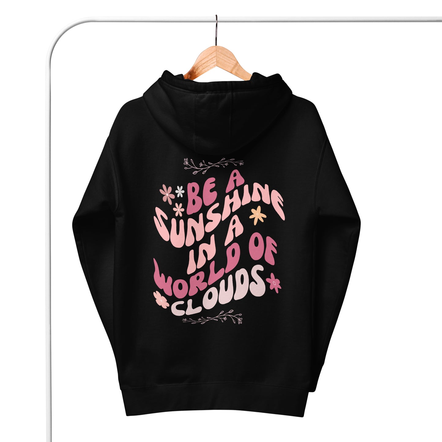 WOMEN'S POSITIVE HOODIES BACK PRINT HOODIES WOMEN