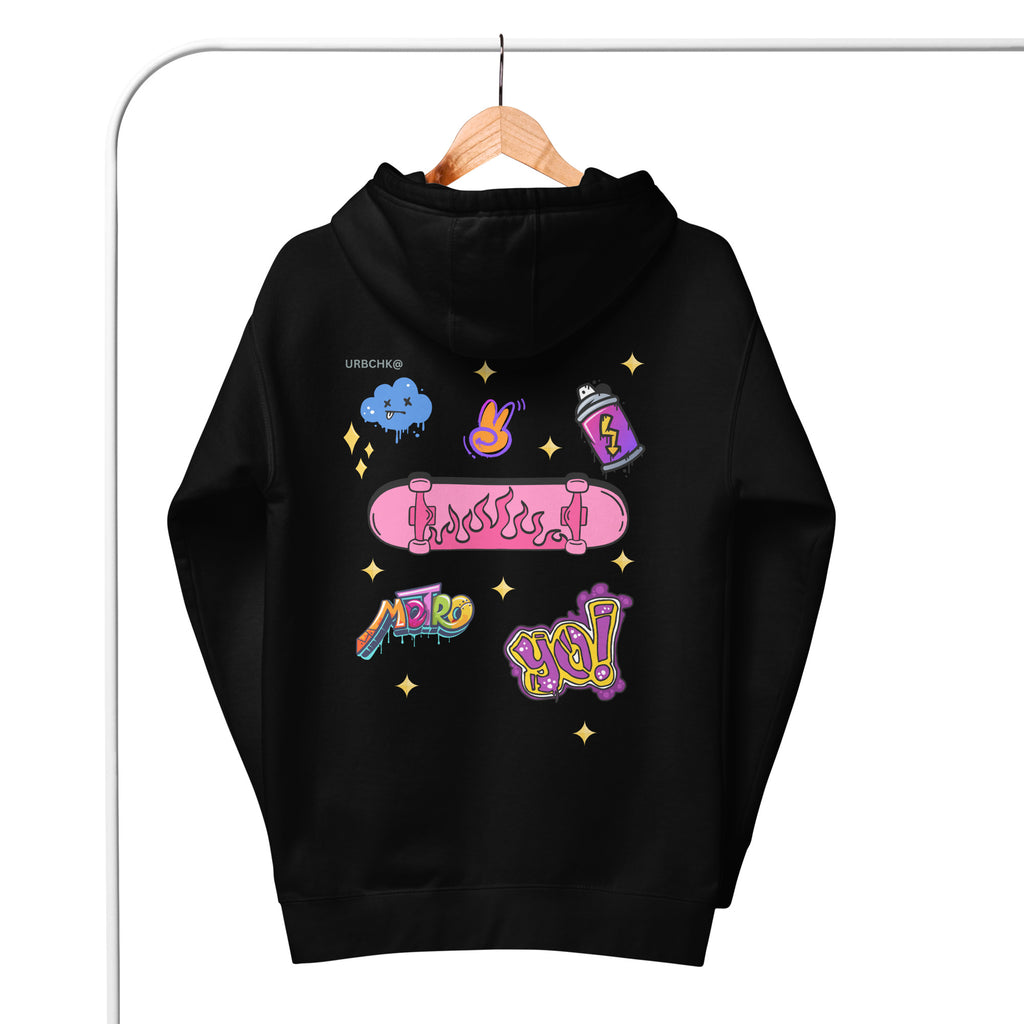 URBCHK SOFT AND COOL STREETWEAR HOODIE UNISEX BLENDS