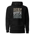 CLASSIC EVERYDAY MEN'S HOODIE KEEP LIFE SIMILE BLENDS