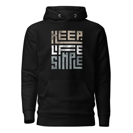 MEN'S HOODIES KEEP LIFE SIMILE HOODIE FOR MEN