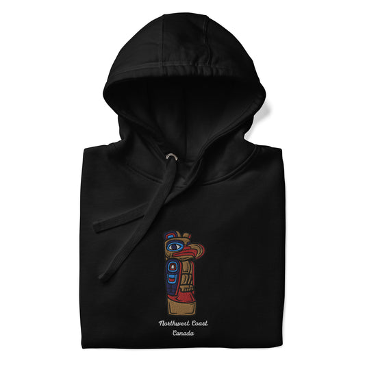 URBANITYCHEK TOTEM PULLOVER HOODIES UNISEX EMBROIDERED