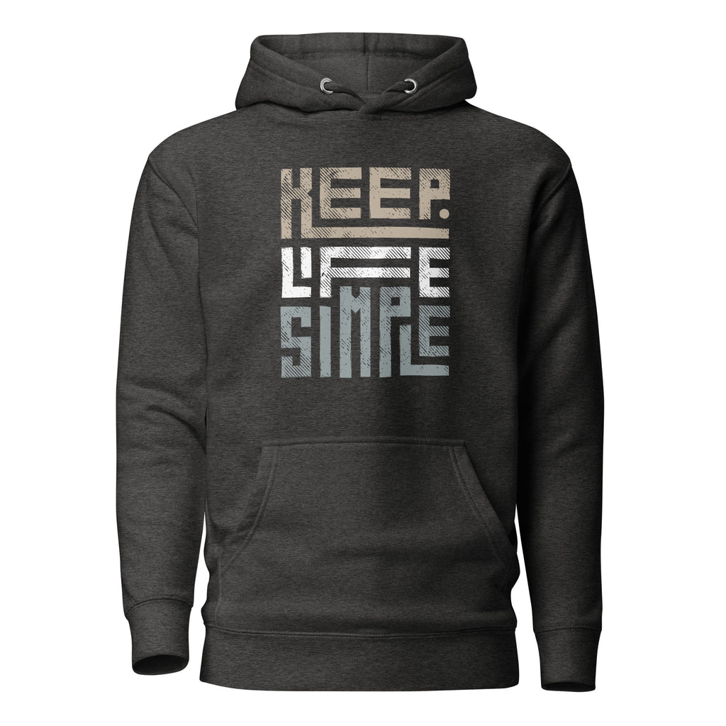 CLASSIC EVERYDAY MEN'S HOODIE KEEP LIFE SIMILE BLENDS
