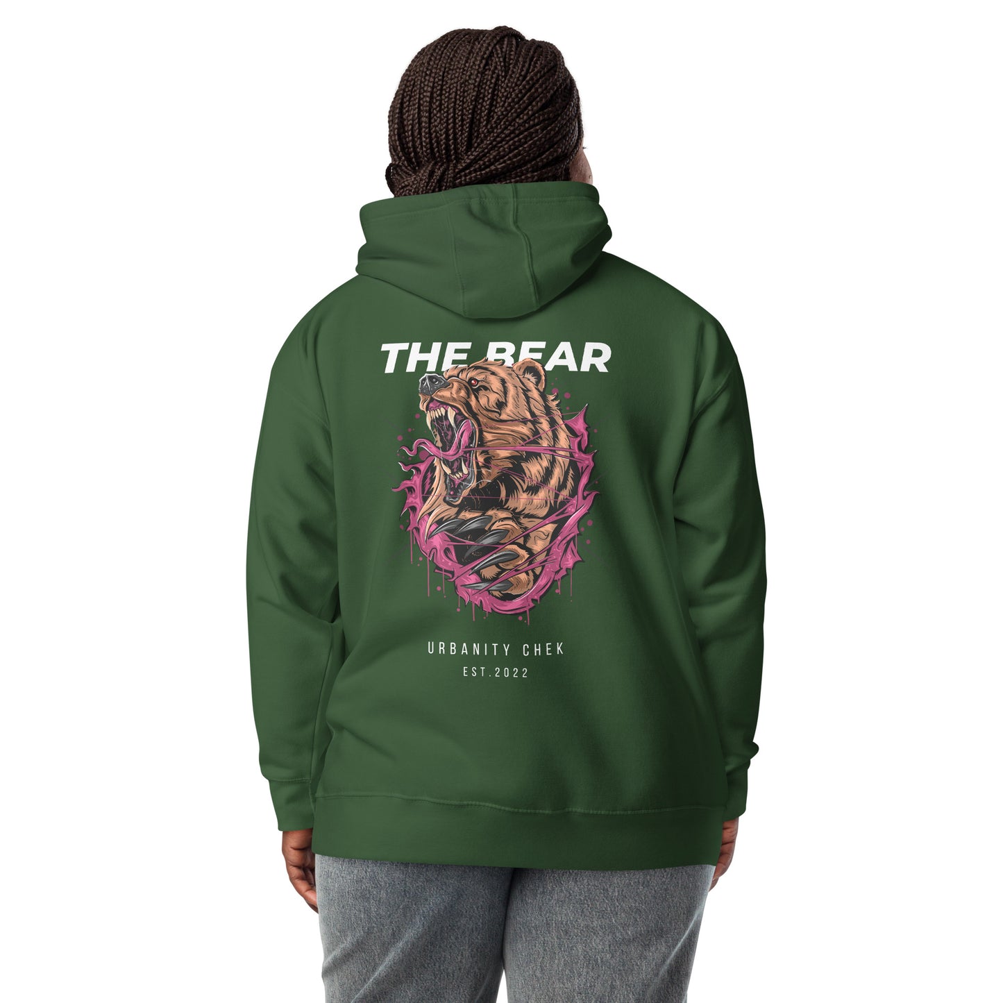 MEN'S HOODIES MODERN FIT THE BEAR PULLOVER HOODIE MEN