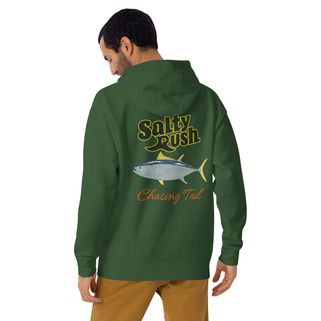 SALTY RUSH HOODIE FOR MEN  EMBROIDERED BLENDS
