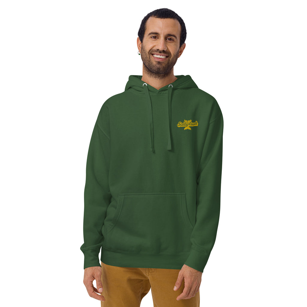 SALTY RUSH HOODIE FOR MEN  EMBROIDERED BLENDS