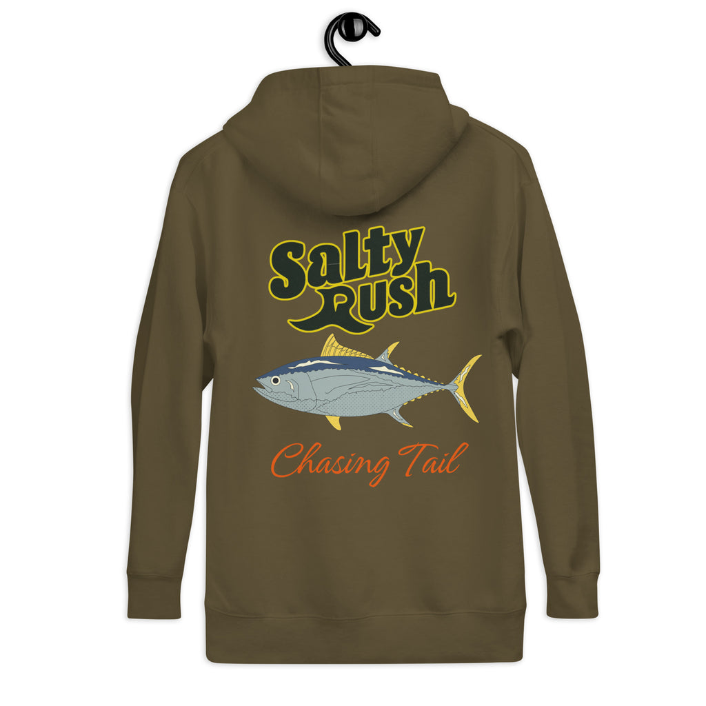 SALTY RUSH HOODIE FOR MEN  EMBROIDERED BLENDS