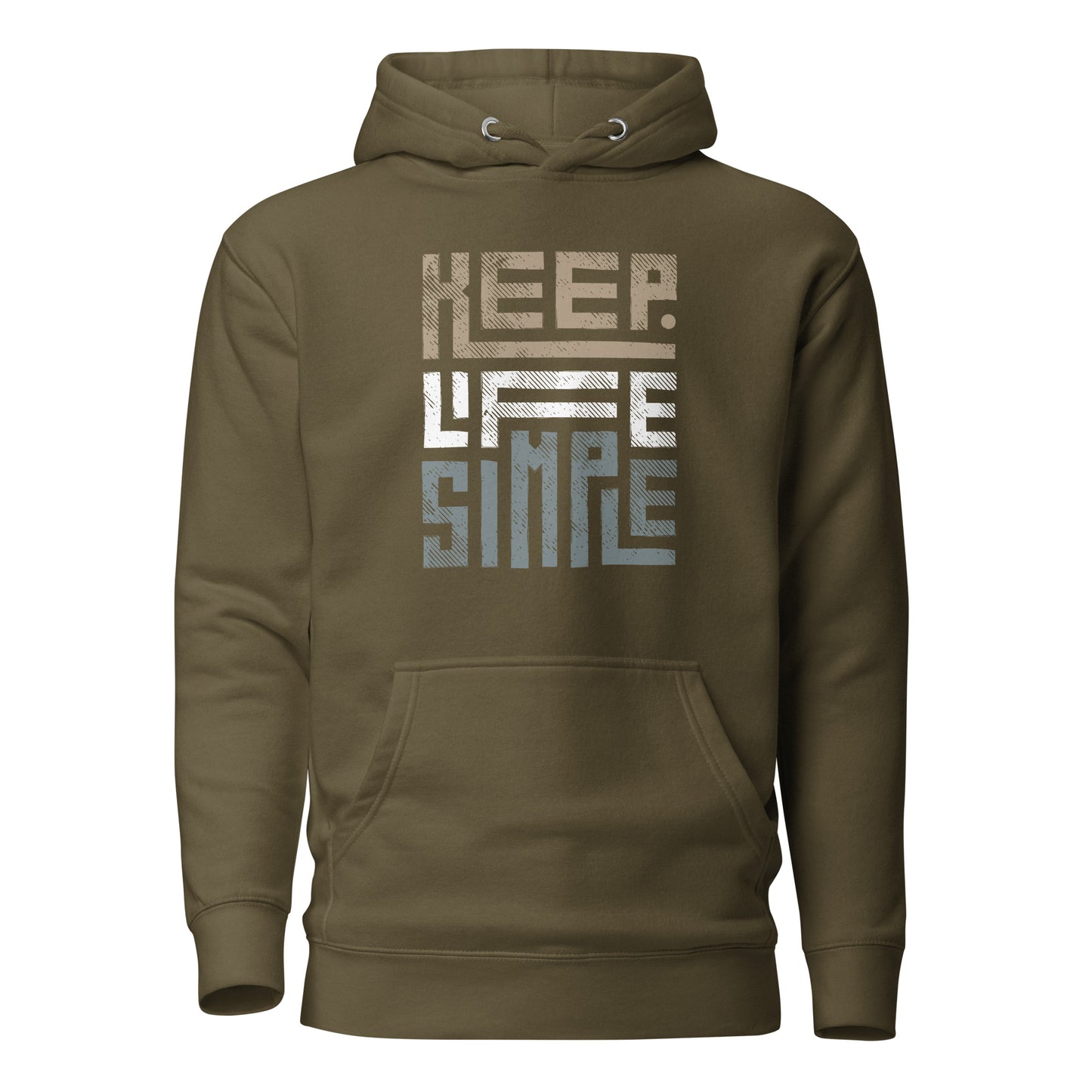 MEN'S HOODIES KEEP LIFE SIMILE HOODIE FOR MEN