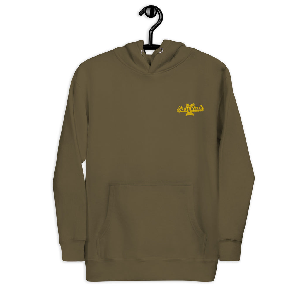 SALTY RUSH HOODIE FOR MEN  EMBROIDERED BLENDS