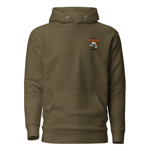 unisex premium hoodie military green