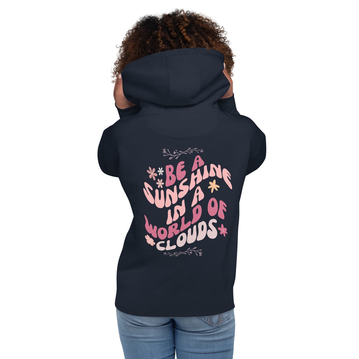 WOMEN'S POSITIVE HOODIES BACK PRINT HOODIES WOMEN